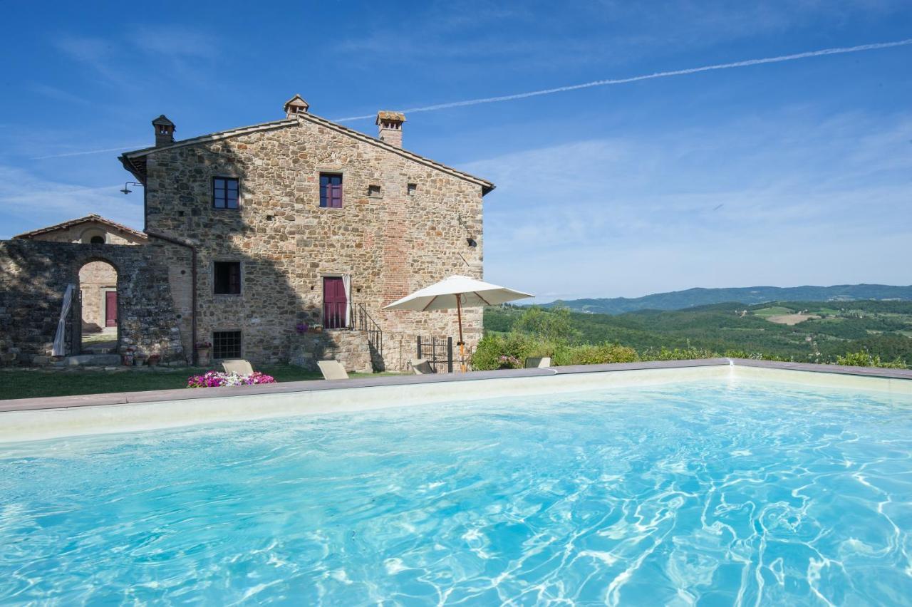 Chiantivillas Poggio A Vento Badia A Passigano Eksteriør bilde